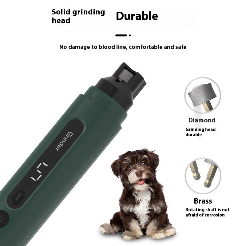 Painless Pet Nail Care – Quiet Electric Grinder for All Pets!