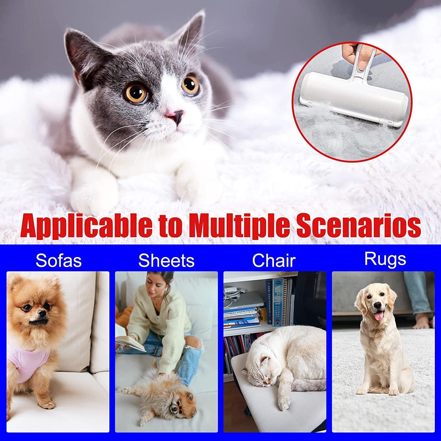 No More Pet Hair – Roll, Clean, and Smile