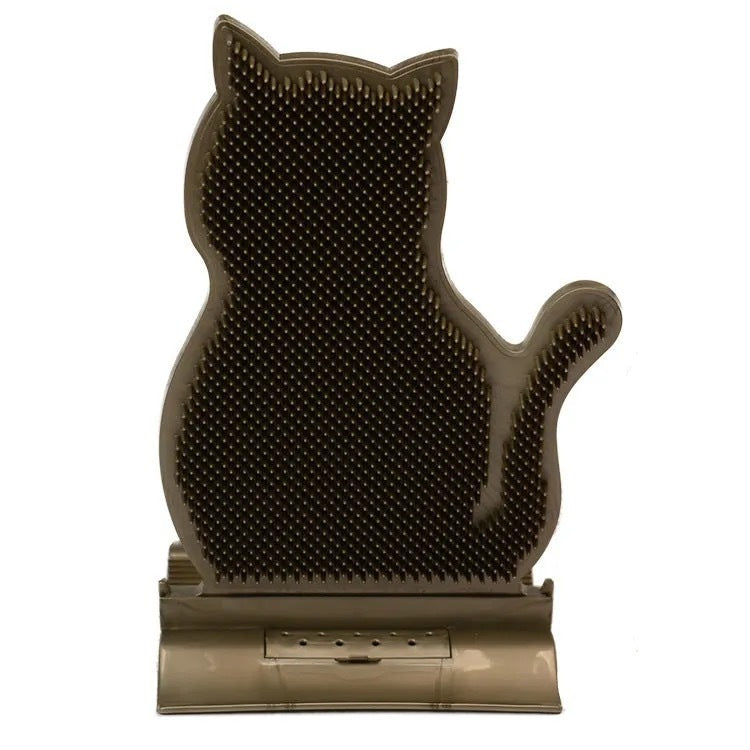 Purrfect Grooming Time – Cat Self Brush for Easy Shedding!