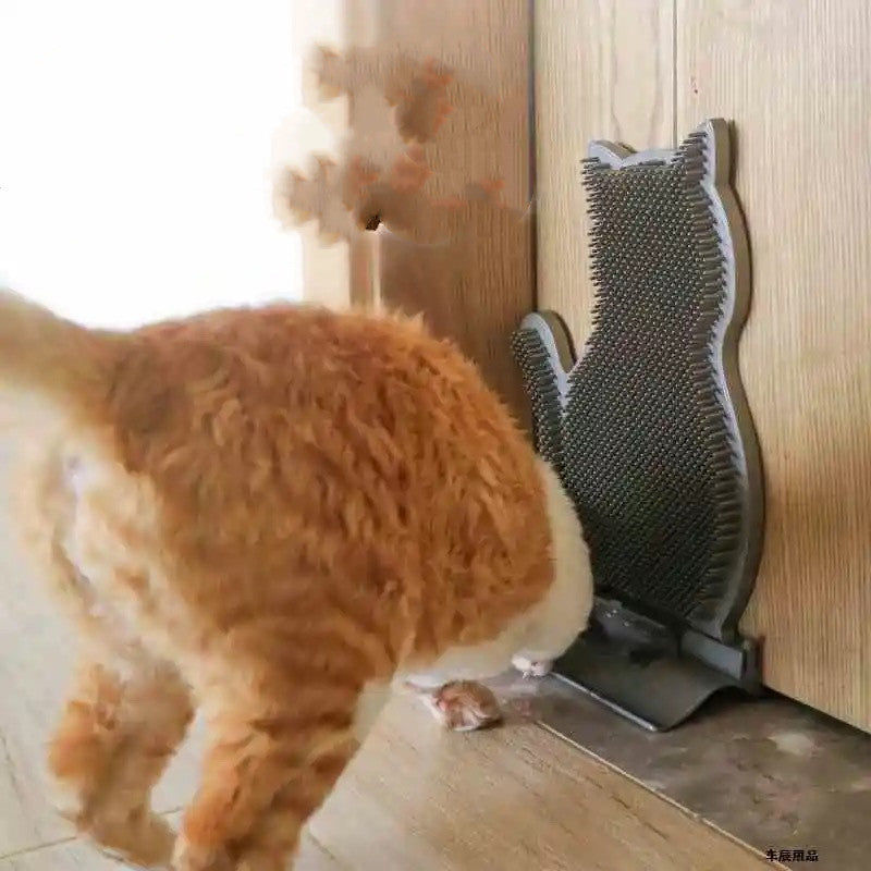 Purrfect Grooming Time – Cat Self Brush for Easy Shedding!
