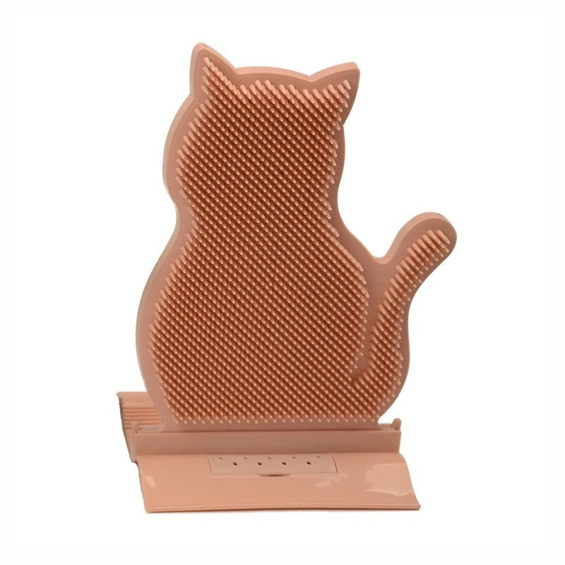 Purrfect Grooming Time – Cat Self Brush for Easy Shedding!