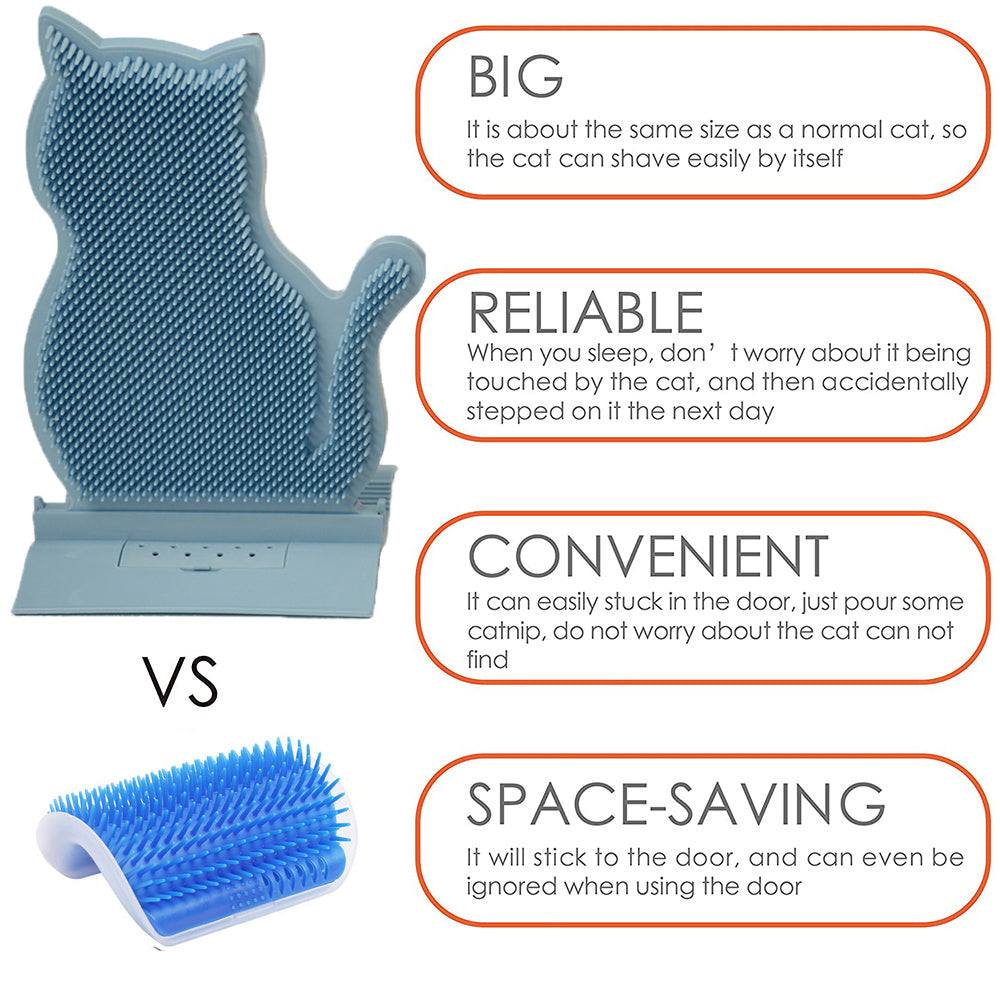 Purrfect Grooming Time – Cat Self Brush for Easy Shedding!