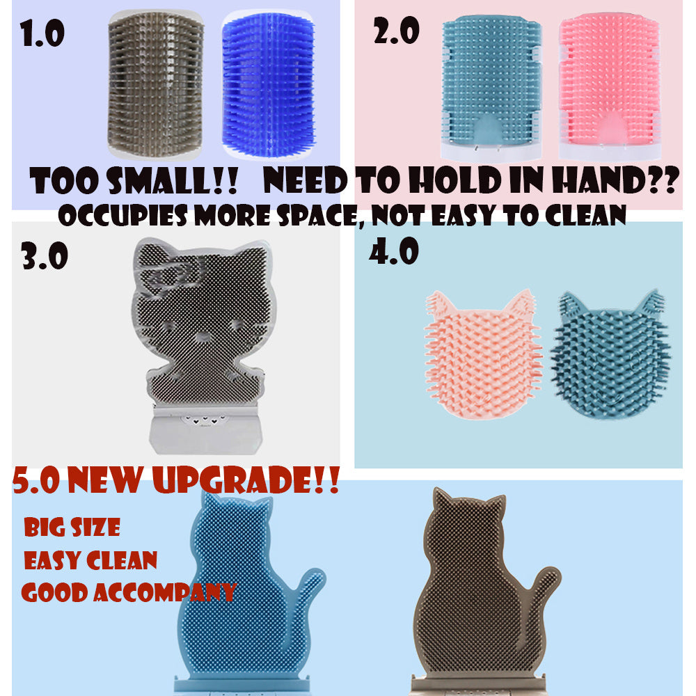 Purrfect Grooming Time – Cat Self Brush for Easy Shedding!