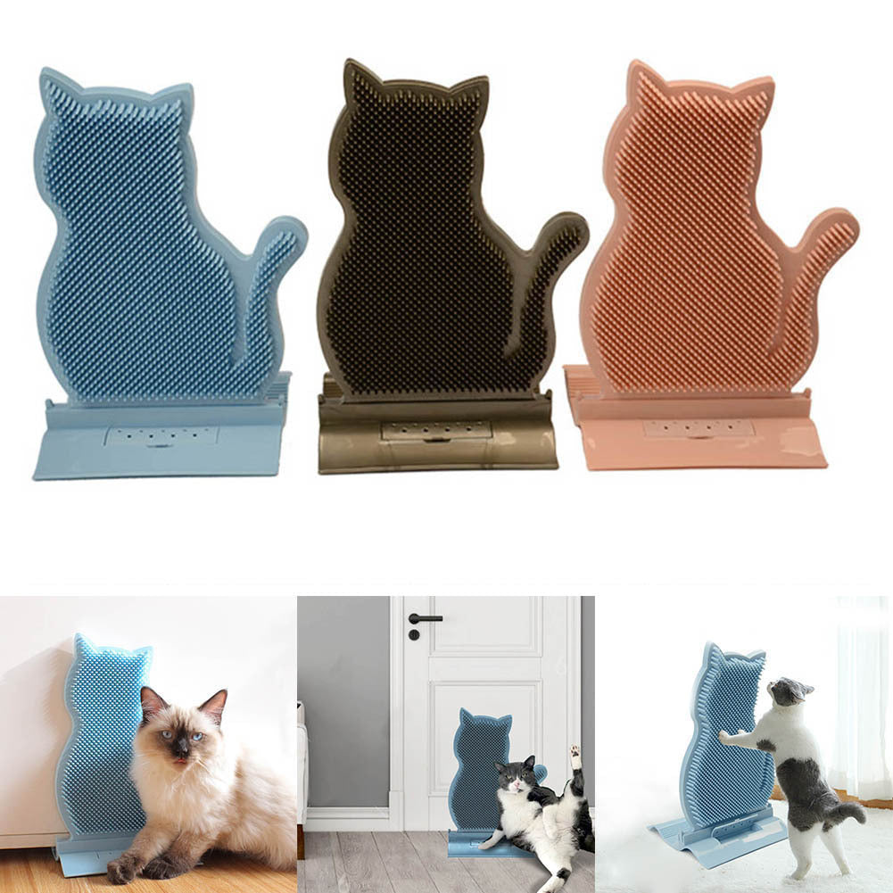 Purrfect Grooming Time – Cat Self Brush for Easy Shedding!