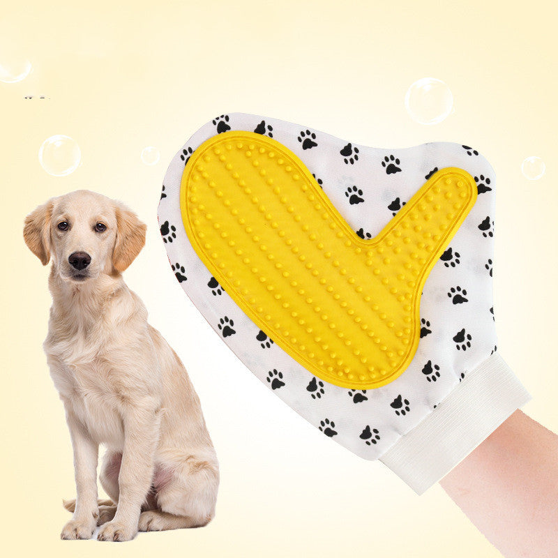 Pet Bath Brush Glove – Clean, Massage, and Bond Together!