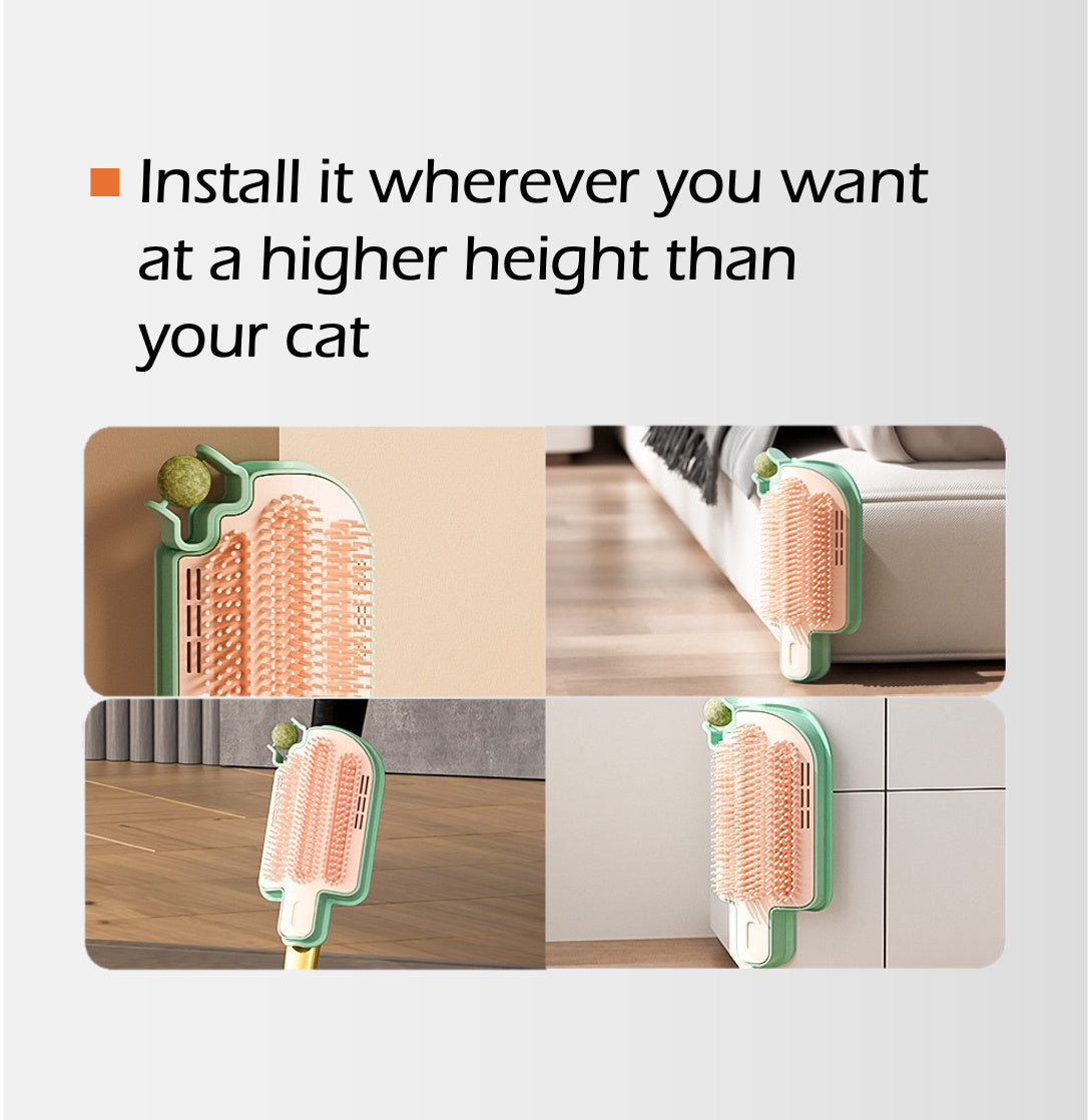 Purrfect Popsicle Cat Brush – Fun Self-Grooming Corner Toy!