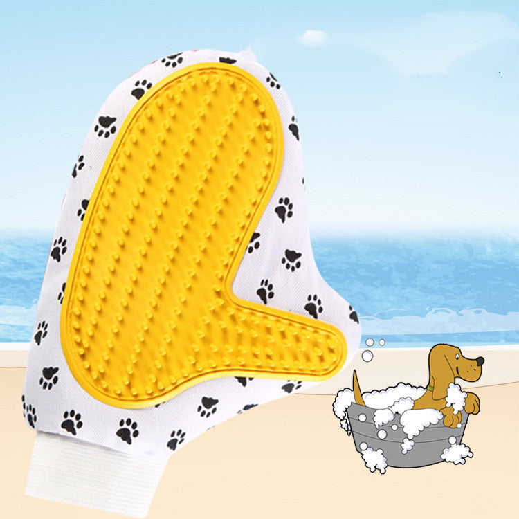 Pet Bath Brush Glove – Clean, Massage, and Bond Together!
