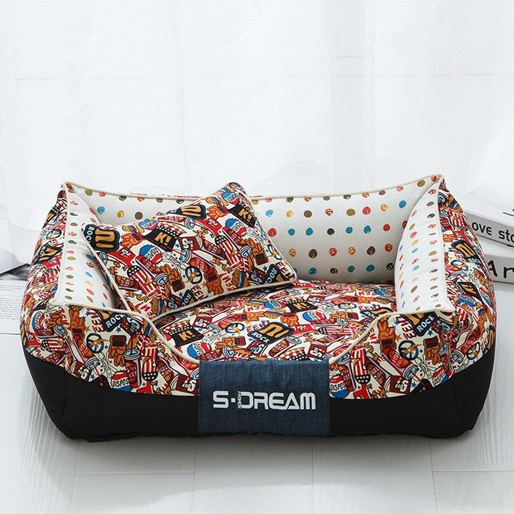 Cozy Home for Pets – Soft Bed Mat for Dogs & Cats!