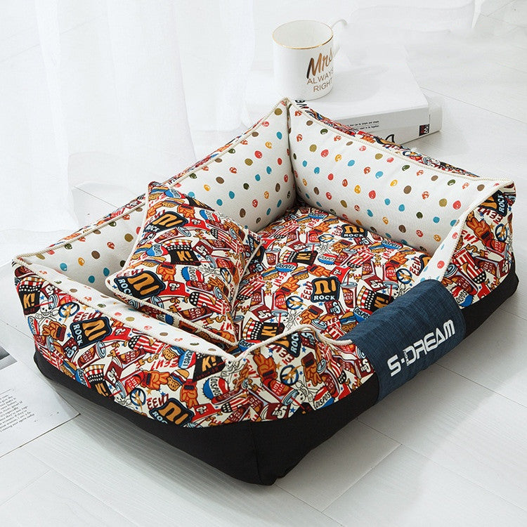 Cozy Home for Pets – Soft Bed Mat for Dogs & Cats!