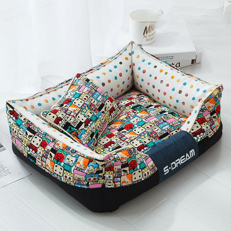 Cozy Home for Pets – Soft Bed Mat for Dogs & Cats!