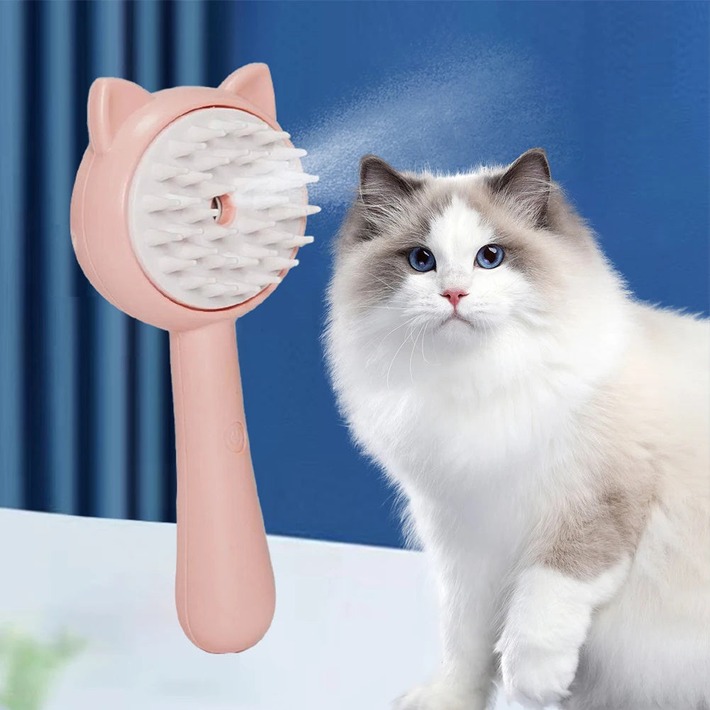 Fluffy Friend Brush – Rechargeable Mist Grooming Made Easy