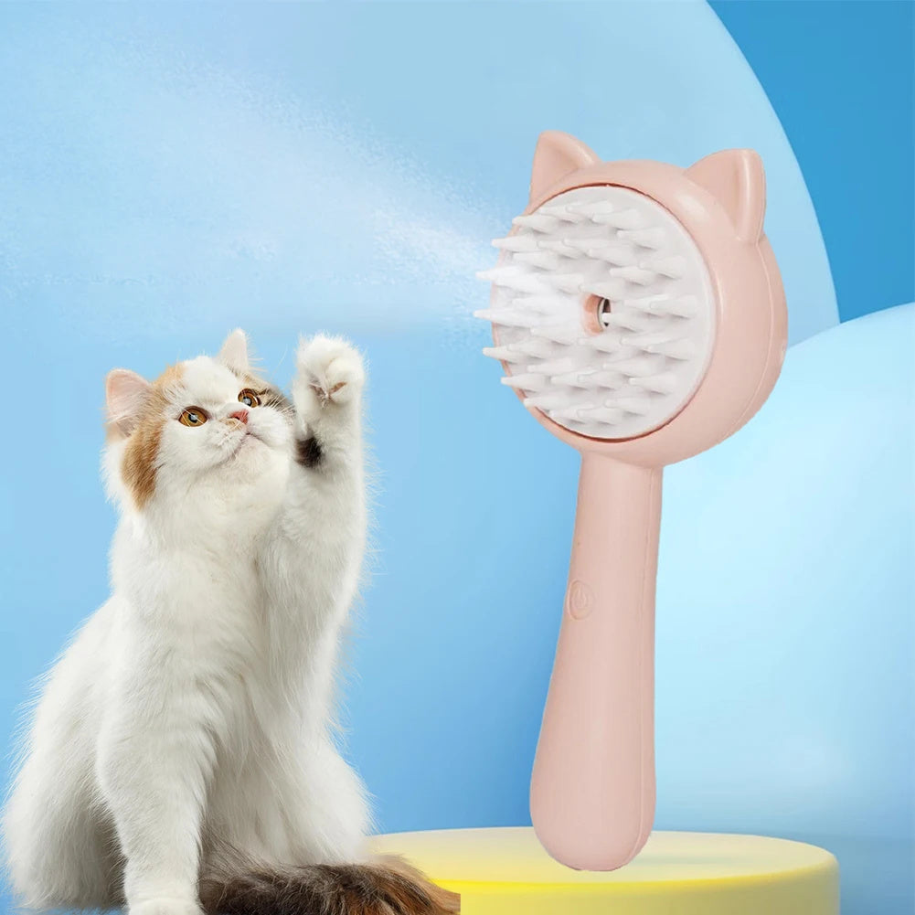 Fluffy Friend Brush – Rechargeable Mist Grooming Made Easy