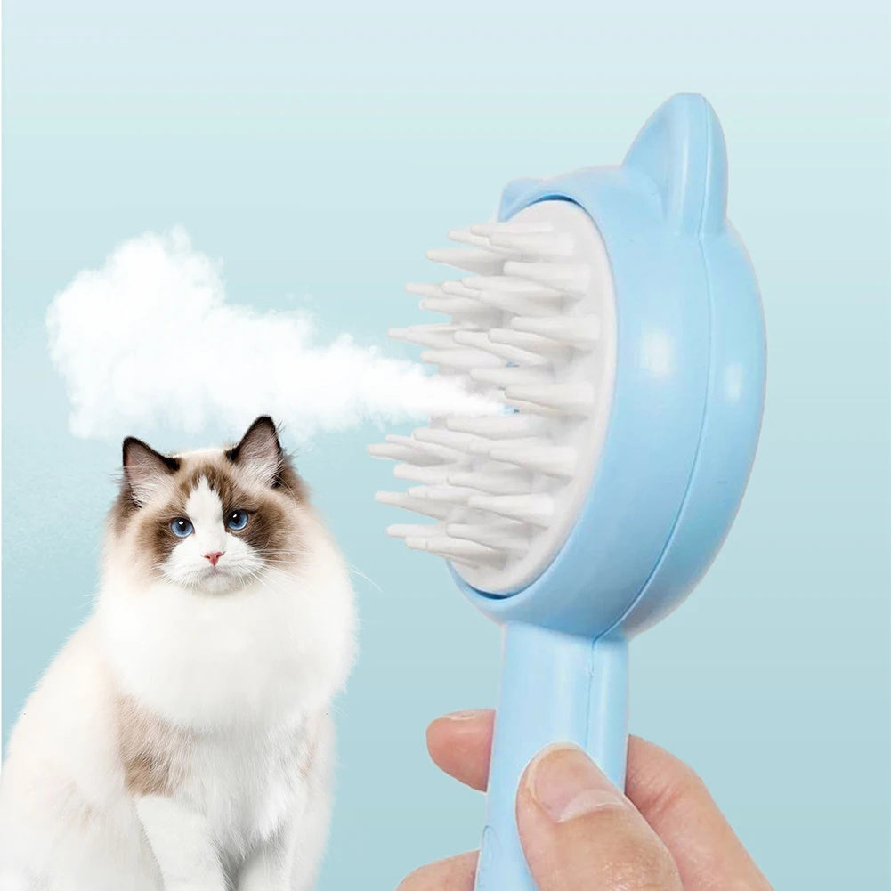 Fluffy Friend Brush – Rechargeable Mist Grooming Made Easy