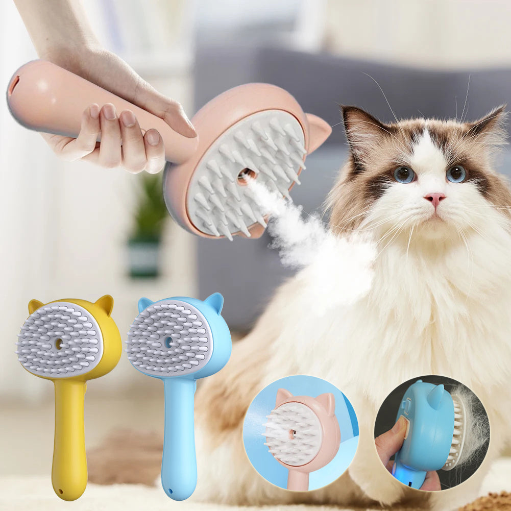 Fluffy Friend Brush – Rechargeable Mist Grooming Made Easy