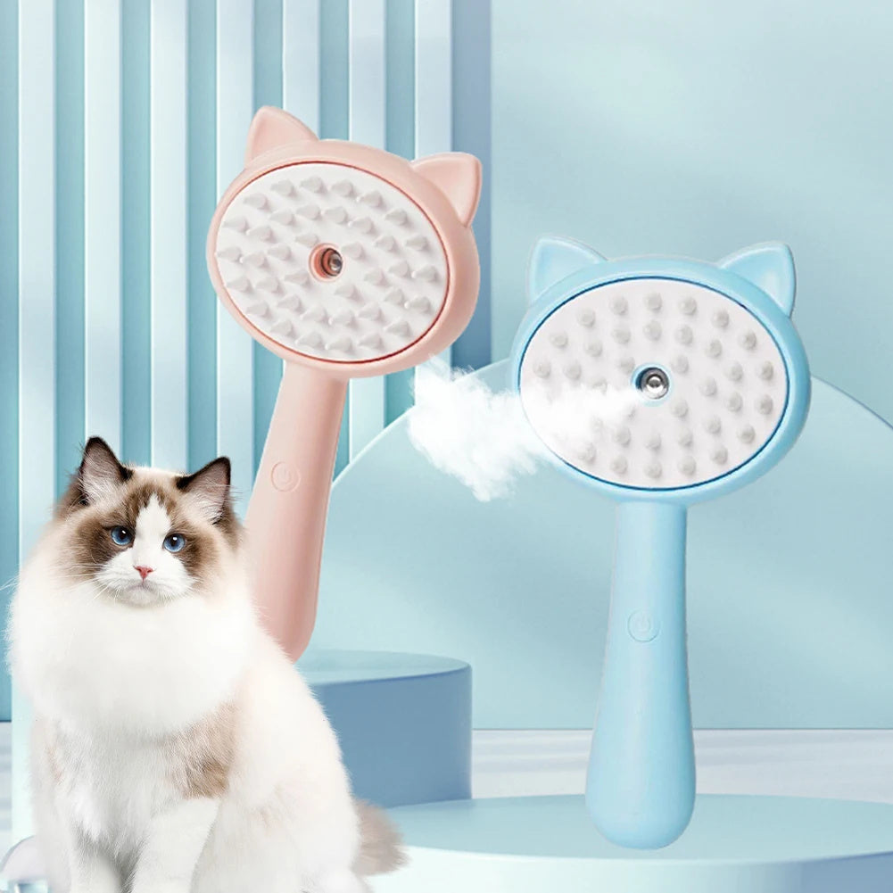 Fluffy Friend Brush – Rechargeable Mist Grooming Made Easy